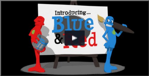 Videohive -Paint Promo Featuring Blue & Red