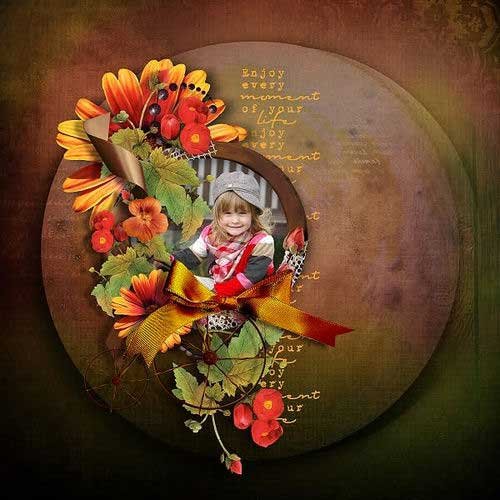 Осенний скрап-комплект - Фестиваль цвета