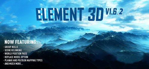 Video Copilot Element 3D v1.6.2(480) for After Effects