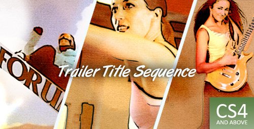 Trailer Title Sequence - Project for After Effects (Videohive)