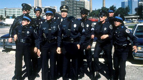 Шаблон мужской - Хорошая полицейская команда