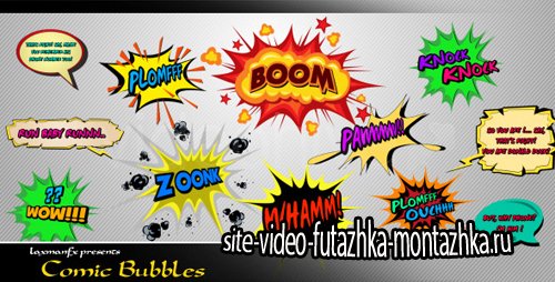 Comic Bubbles - Project for After Effects (Videohive)