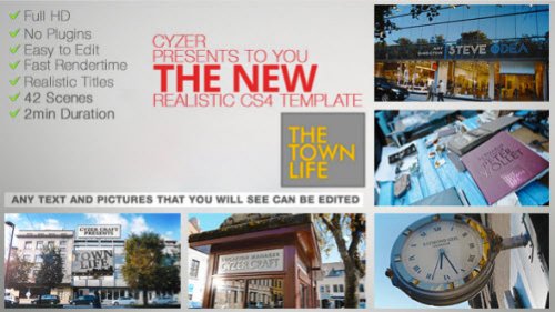 Videohive  Town Life Intro Promotion - TV Series Opener