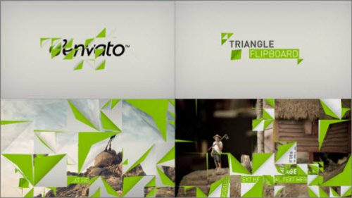 After Effects Project - Triangle Flipboard