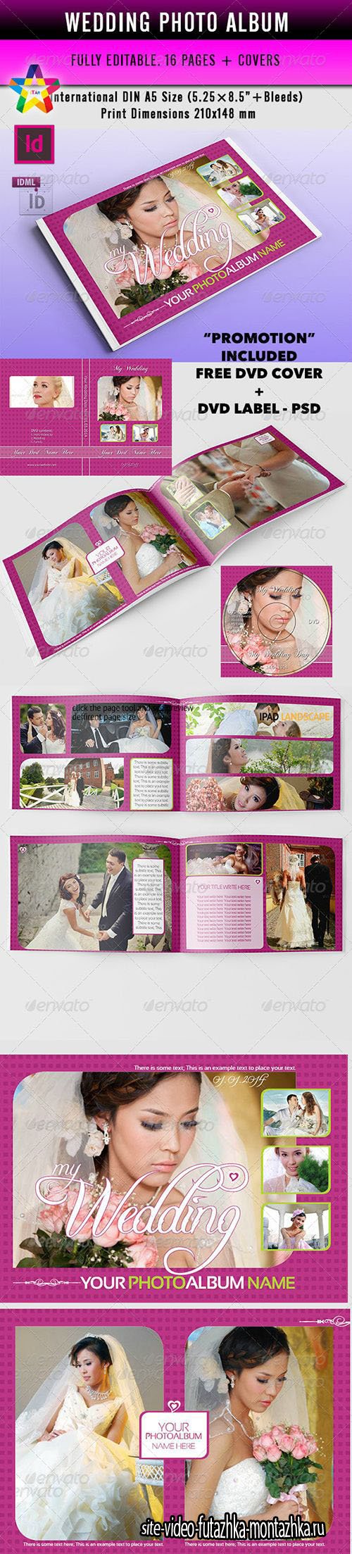 GraphicRiver My Wedding Photo Album (v.1) indd