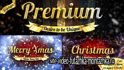 Christmas Luxury Logo - over 30 Variations - Project for After Effects (Videohive)