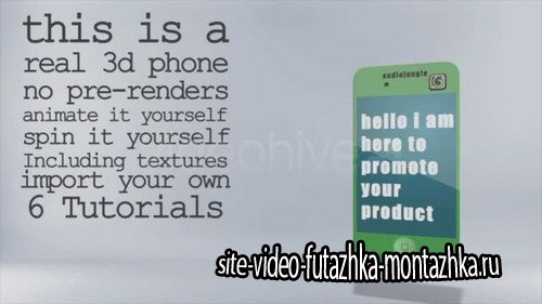 Real 3d phone - Project for After Effects (Videohive)