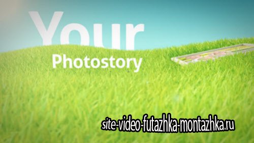 After Effect Project - Photos On Grass