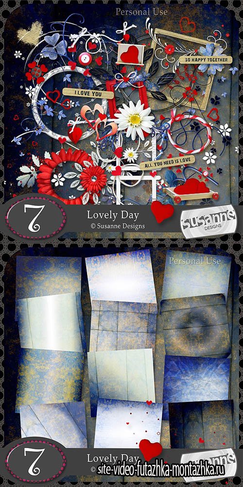 Lovely Day Scrap PNG and JPG Files