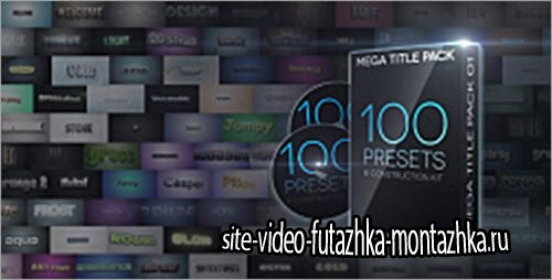 VideoHive: Mega Title Pack 01: 100 in 1 & Construction Kit (AE-Project)