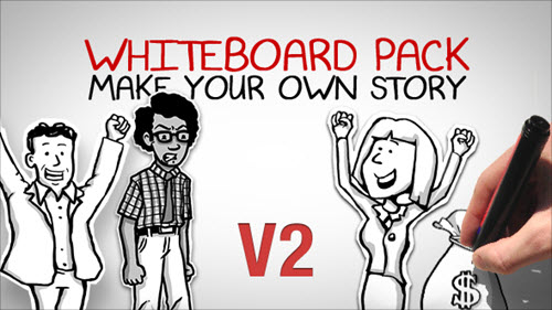 After Effect Project - Whiteboard Pack - Make Your Own Story
