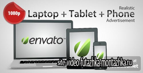 After Effect Project - Laptop + Tablet + Phone Advertisement