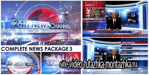 After Effect Project - Broadcast Design - Complete News Package 3
