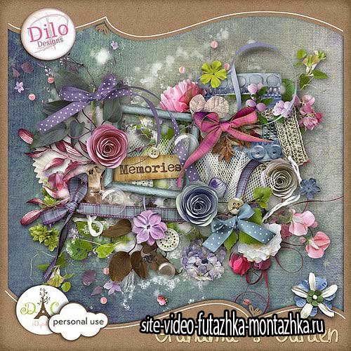 Романтический винтажный скрап-комплект - Бабушкин сад
