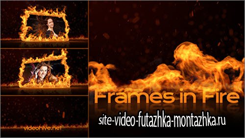 After Effect Project - Frames in Fire