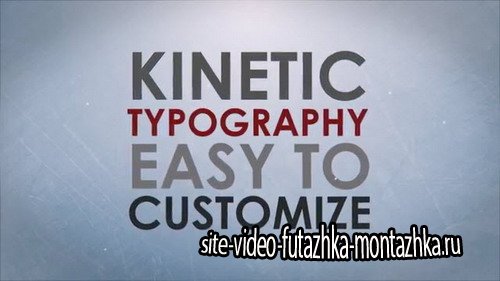 Foto Kinetic Typography - After Effects Template