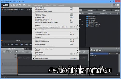 MAGIX Video Pro X6 13.0.3.24 (2014/x64/MUL/RUS)