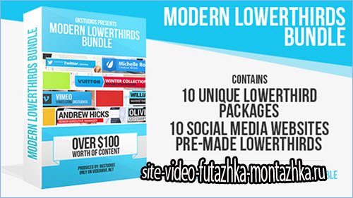 After Effect Project - Modern Lower Thirds Bundle (10 in 1)