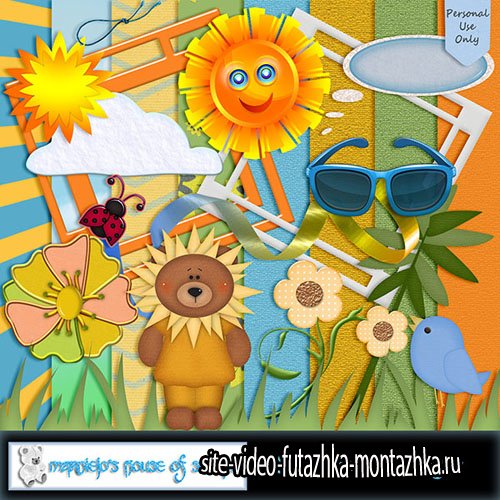 Scrap - Sunny Days PNG and JPG Files