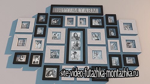 After Effect Project - Family Photowall