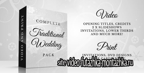 After Effect Project - Complete Traditional Wedding Pack