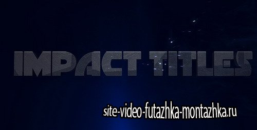 Impact Titles - Project for After Effects