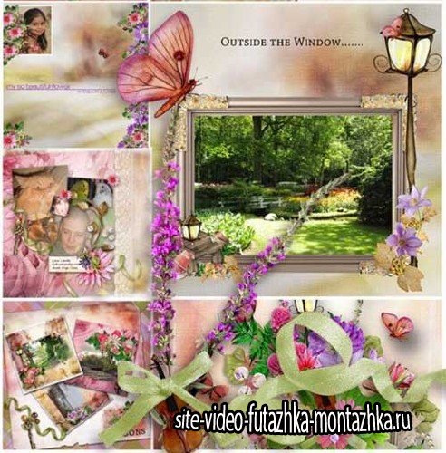 Цветочный скрап-комплект - Сад любви