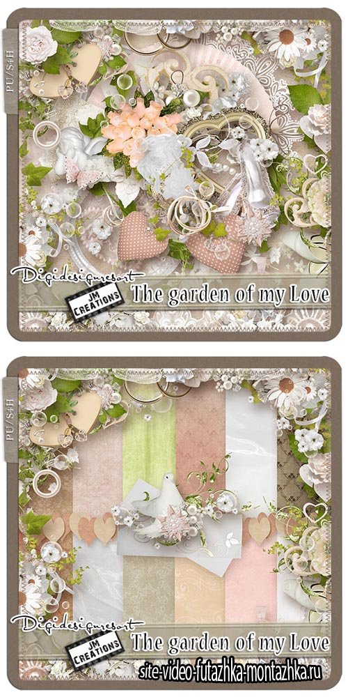 Scrap - The Garden of My Love PNG and JPG