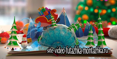 After Effect Project - Christmas Pop-Up Book