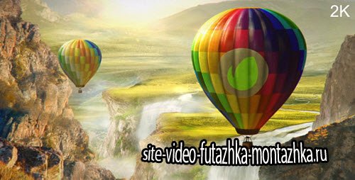 After Effect Project - Colourful World - Hot Air Balloon Logo