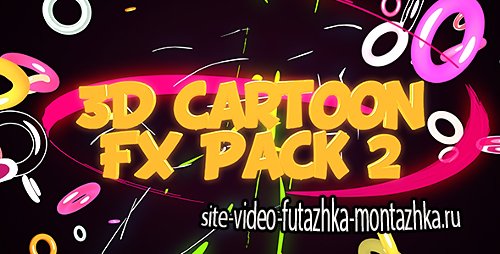 3D Cartoon FX Pack 2 - Cinema 4D Templates