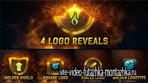 Magic Gold Particles Logo Reveal - After Effects Project