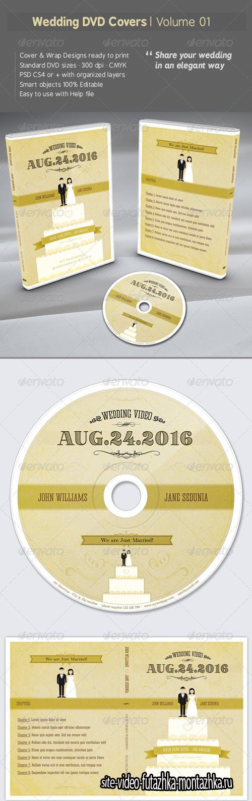 Wedding DVD Covers - Volume 01