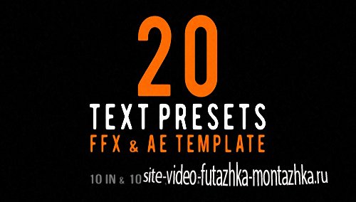 Text Animated Presets - Project for After Effects (REVOSTOCK)