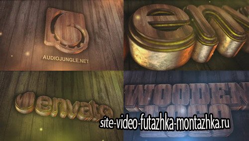 Wooden Logo - Project for After Effects