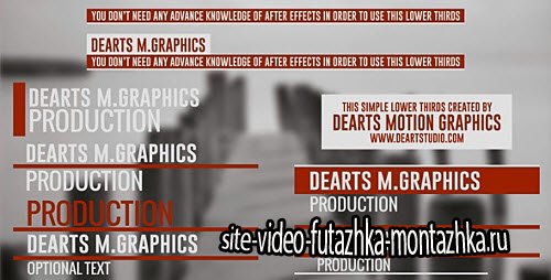 Clean Elegant Lower Third - Project for After Effects (Videohive)