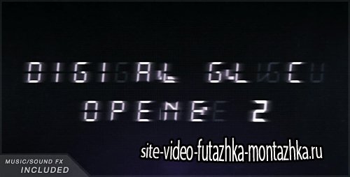 Minimal Digital Glitch Opener 2 - Project for After Effects (Videohive)