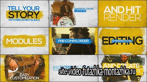Brushed Slides - Promo Kit - After Effects Project (Videohive)