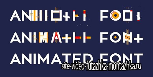 Animated Font - Project for After Effects (Videohive)