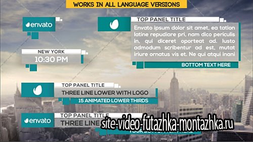 21 Clean Lower Thirds - Project for After Effects (Videohive)