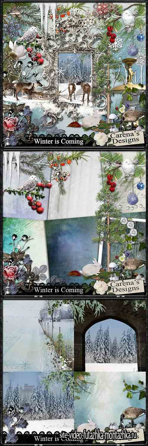 Scrap - Winter is Coming JPG and PNG