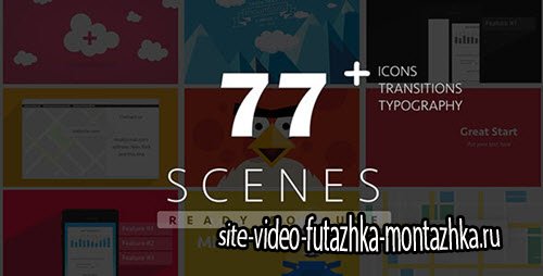 77 Ready For Use Scenes - Project for After Effects (Videohive)