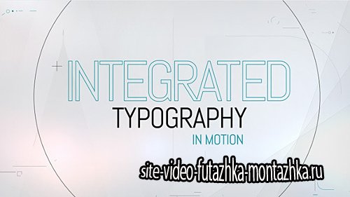 Integrated Typography - Project for After Effects (Videohive)