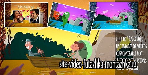 A Fishy Valentine Cartoon - Project for After Effects (Videohive)