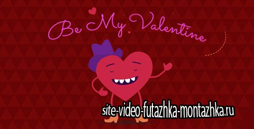 Be My Valentine Cartoon Greeting - Project for After Effects (Videohive)