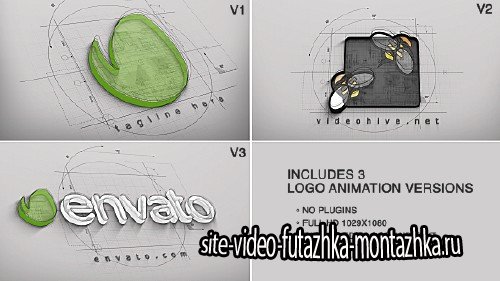 Architect Logo Reveal (3 versions)  - Project for After Effects (Videohive)
