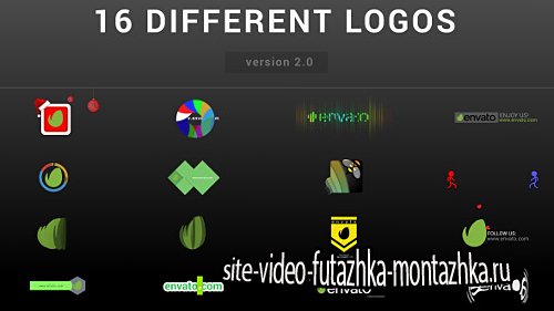 Wow Logo Pack | 16 Different Logo Reveal - Project for After Effects (Videohive)