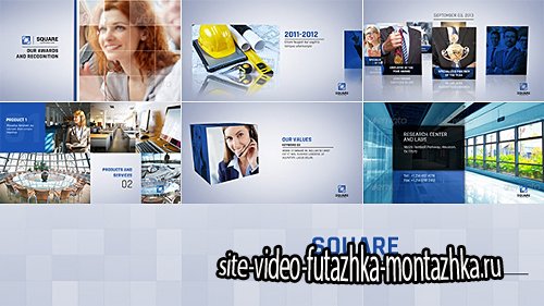 Square Corporate Video Package - Project for After Effects (Videohive)