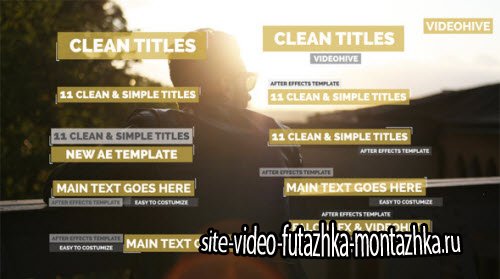 11 Minimal Titles - Project for After Effects (Videohive)