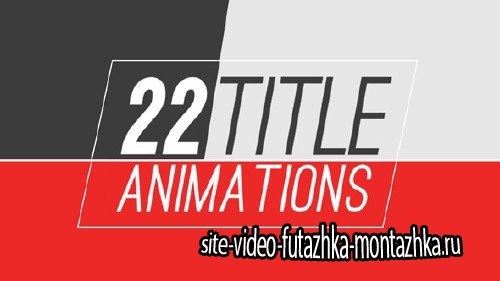 25 Title Animations - Project for After Effects (Videohive)